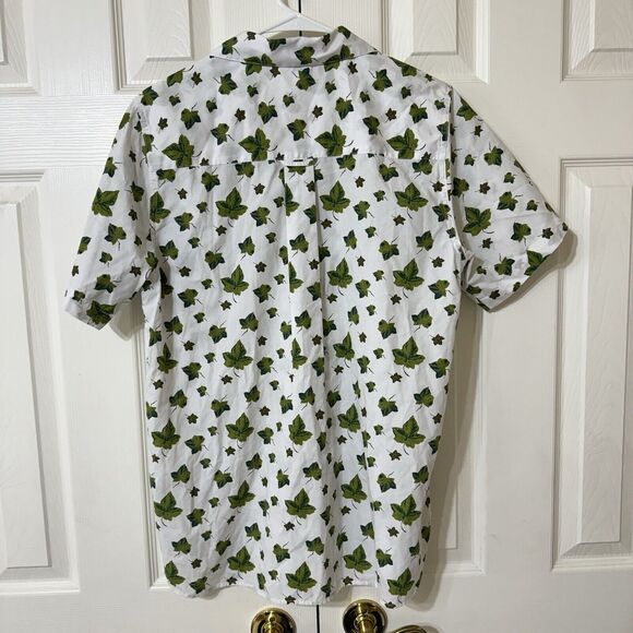 Specialty Collection Men’s Green Leave Floral Print Hawaii St Patric’s Day Sz M - Picture 4 of 5